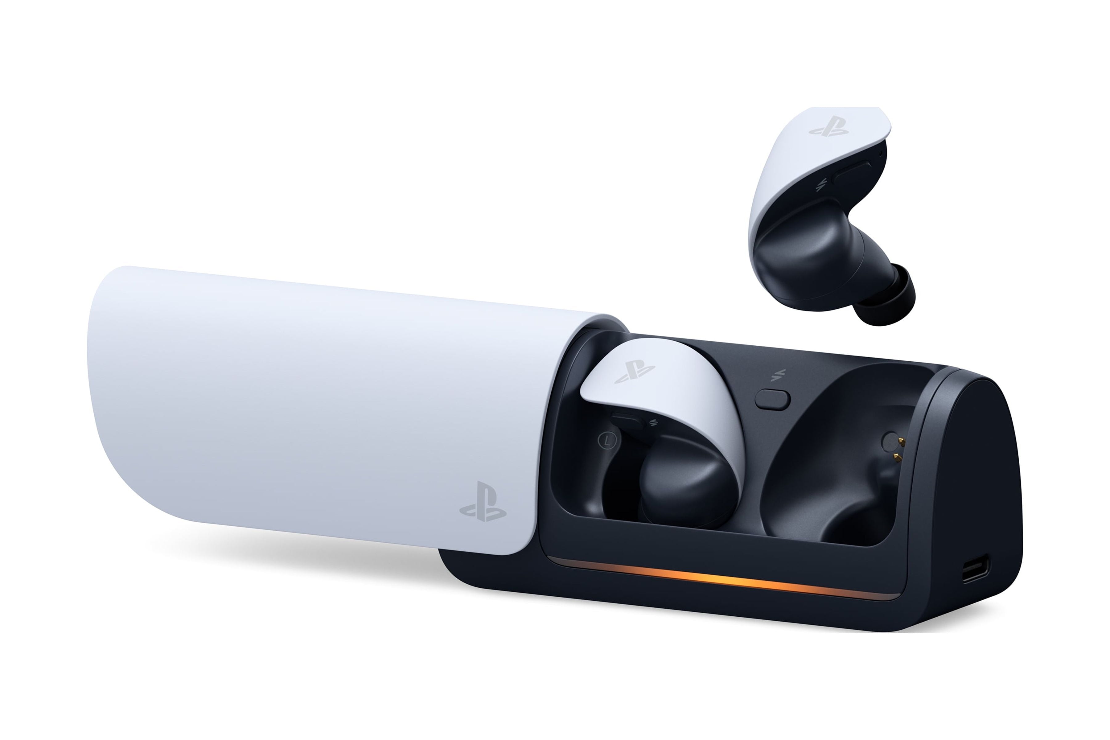 PULSE Explore Wireless Earbuds with Charging Case, for PS5, White