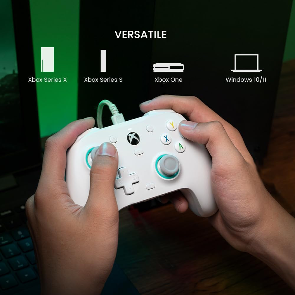 Wired Controller for Xbox Series X|S, Xbox One & Windows 10/11, Plug and Play Gaming Gamepad with Hall Effect Joysticks/Hall Trigger, 3.5Mm Audio Jack