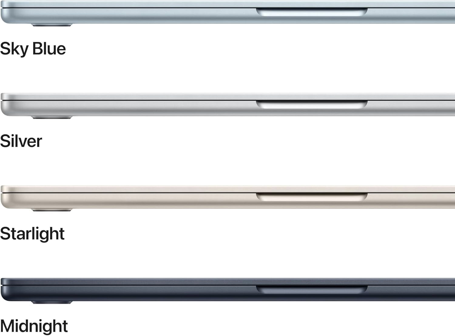 2026 Macbook Air 13-Inch Laptop with M5 Chip: Built for AI, 13.6-Inch Liquid Retina Display, 16GB Unified Memory, 512GB SSD, 12MP Center Stage Camera, Touch ID, Wi-Fi 7; Midnight