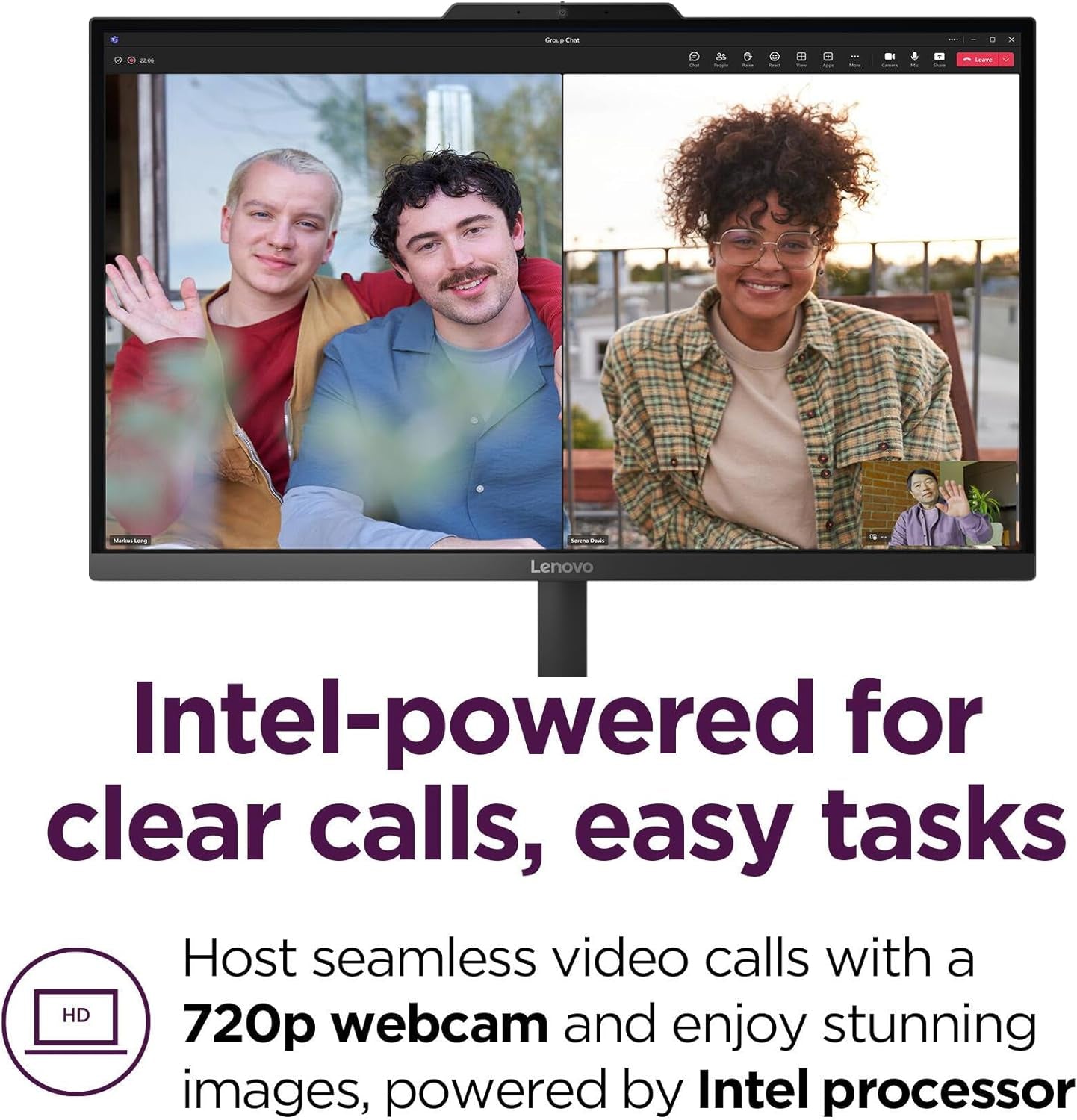 Ideacentre All-In-One Desktop Computer, 24" FHD Anti-Glare IPS Display, 16GB RAM, 512GB SSD, Intel 4-Core Processor, Wi-Fi 6, Bluetooth 5.2, Windows 11 Home, Everyday Use AIO
