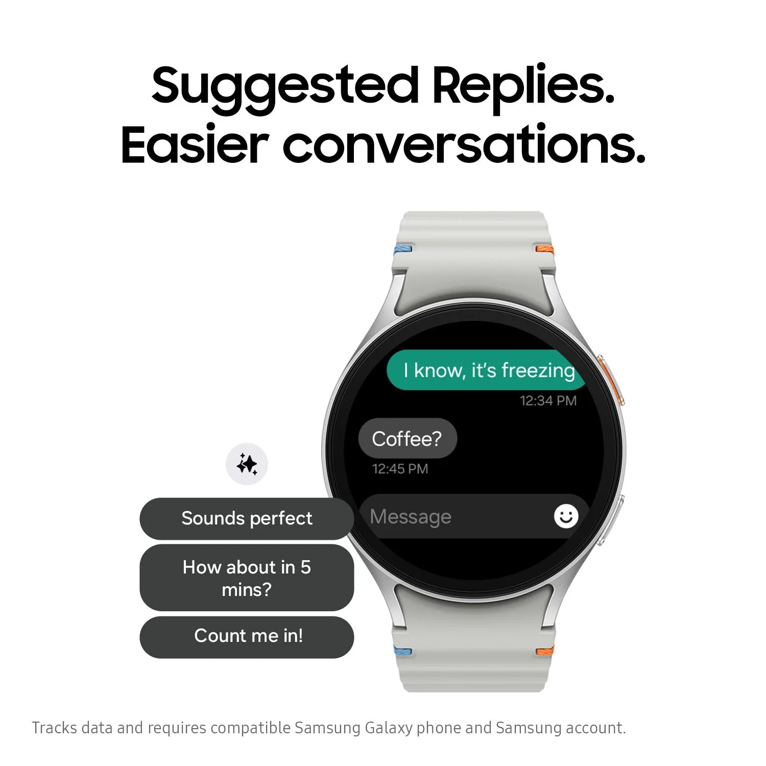 Galaxy Watch7 40Mm Bluetooth and Wifi Aluminum Smart Watch, Cream