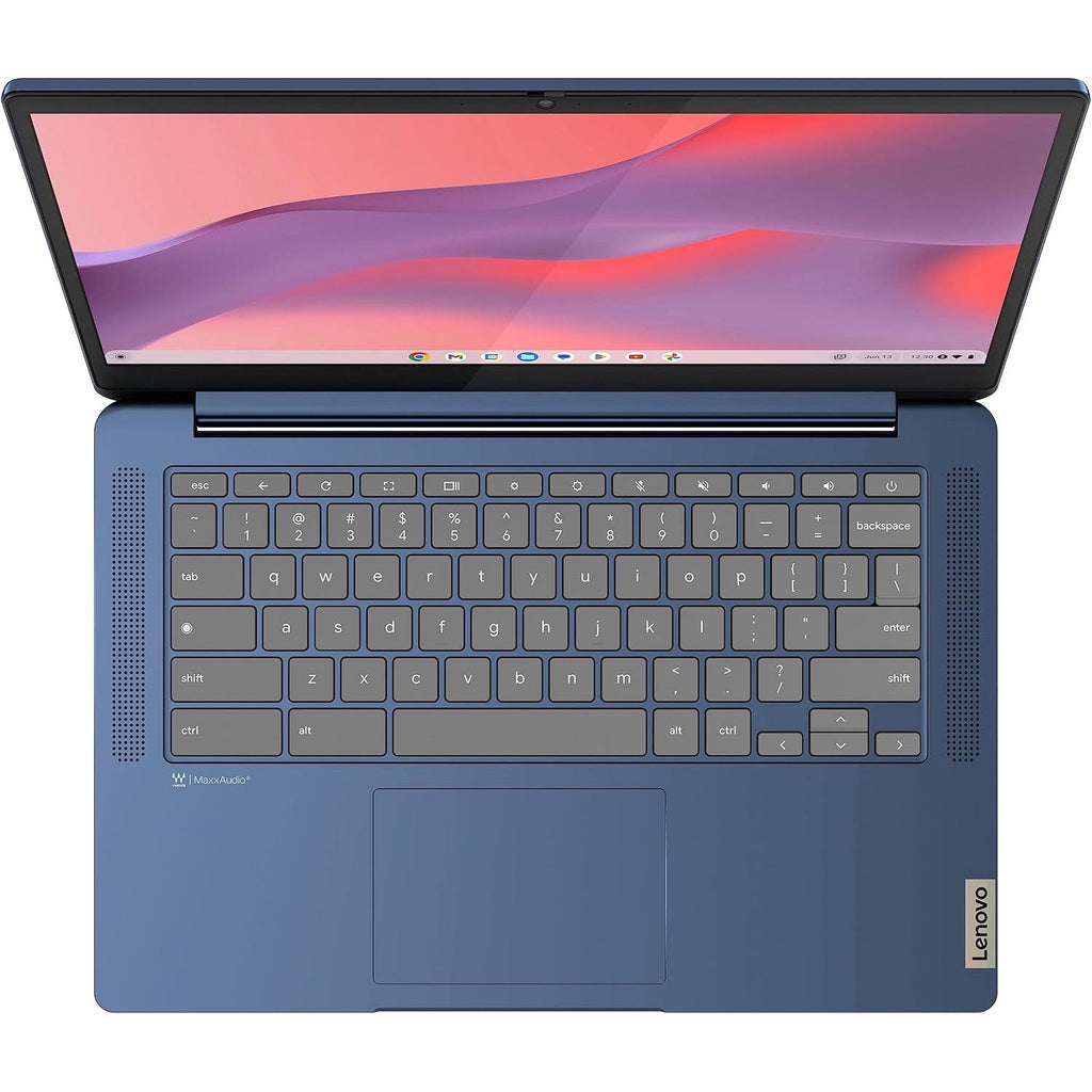 Flagship Chromebook, 14'' FHD Touchscreen Slim Thin Light Laptop Computer, 8-Core Mediatek Kompanio 520 Processor, 4GB RAM, 64GB Emmc, Wifi 6,Chrome OS, Abyss Blue