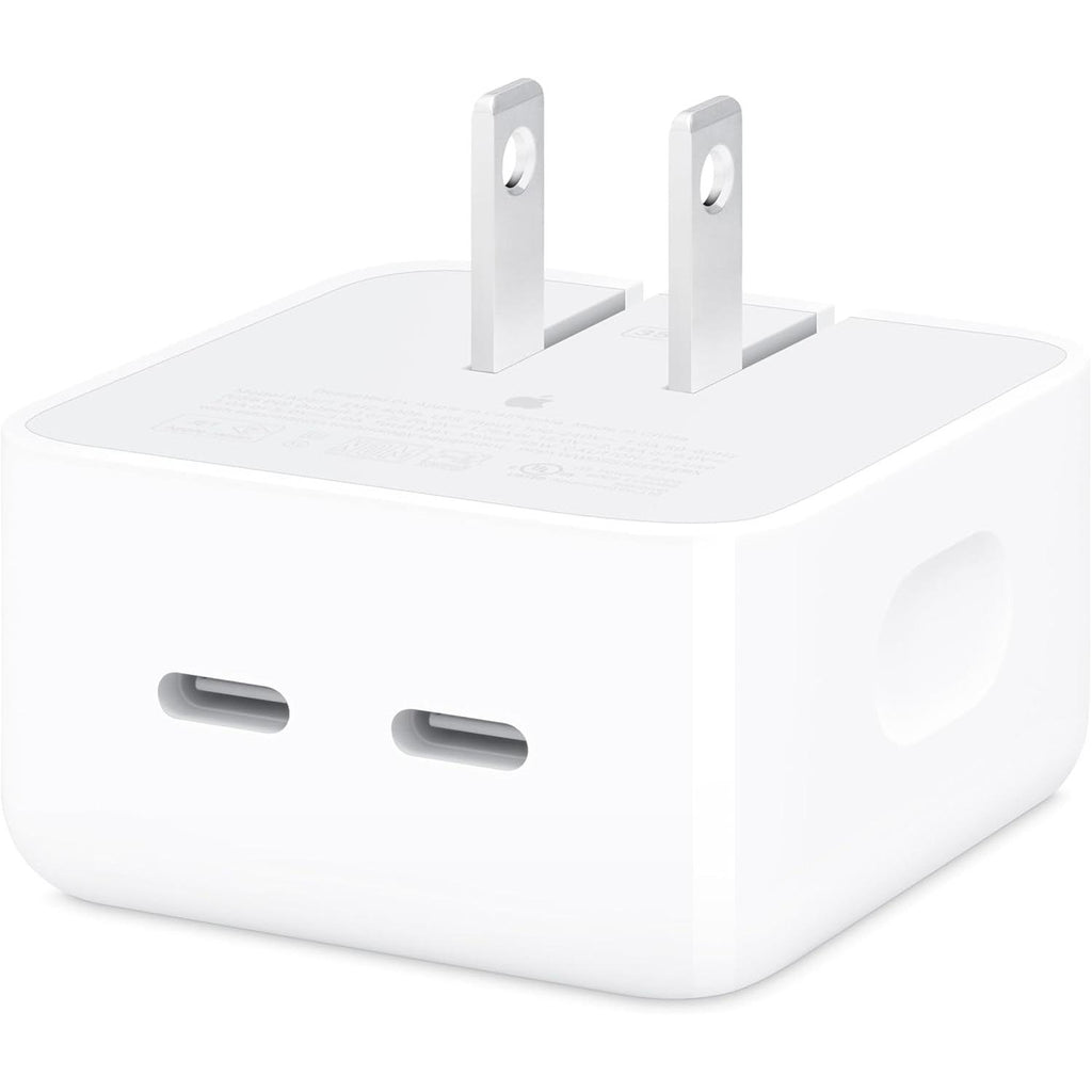 35W Dual USB-C Port Compact Power Adapter: Fast and Convenient Charging, Type C Wall Charger