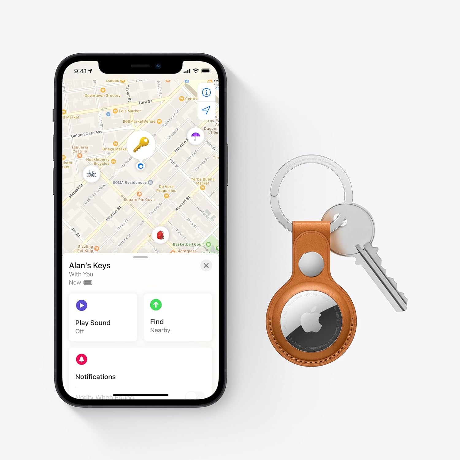 Airtag (1St Generation). Keep Track of and Find Your Keys, Wallet, Luggage, Backpack, and More. Simple One-Tap Set up with Iphone or Ipad, Bluetooth