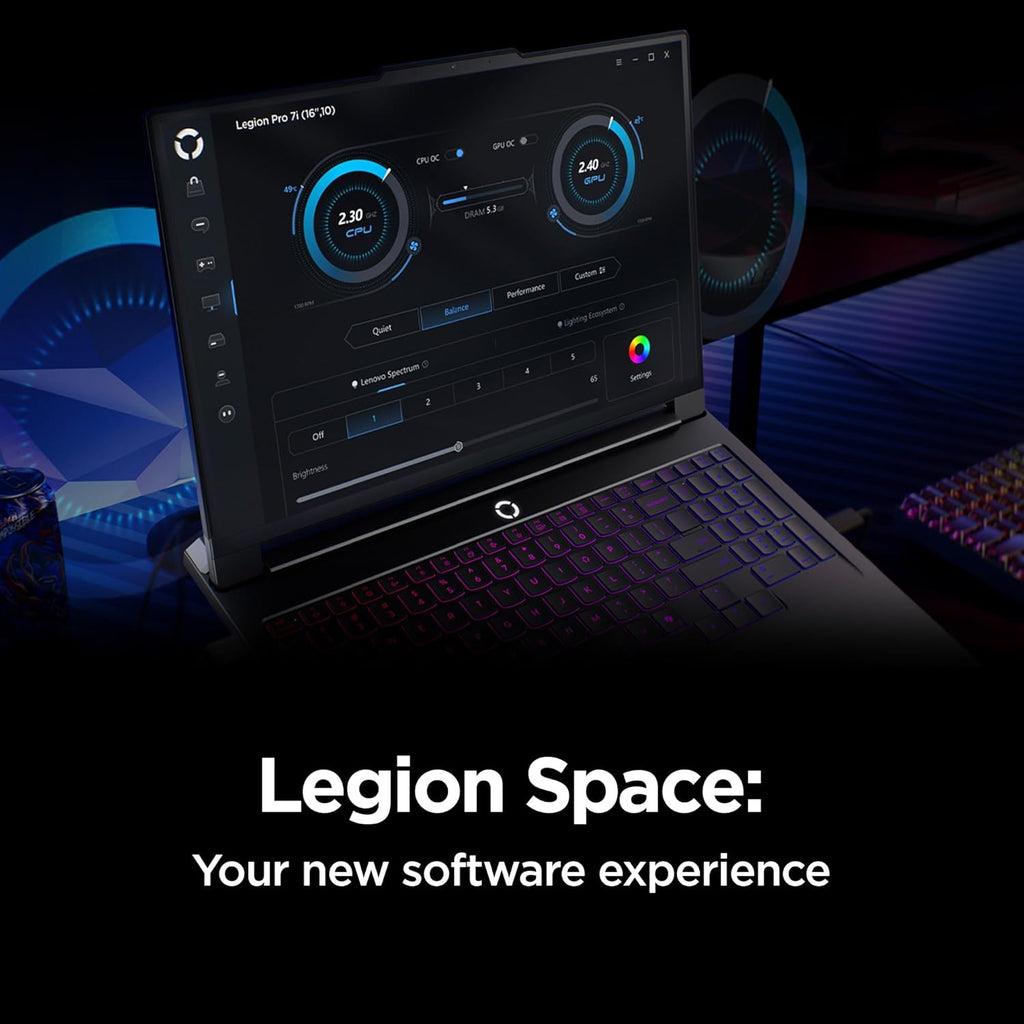 Legion Pro 7I – Gaming Laptop - Intel® Core™ Ultra 9 275HX – 16" 2.5K WQXGA OLED Display – 240Hz Refresh Rate – Geforce RTX™ 5070 Ti GPU – 32 GB Memory – 1 TB Storage – 3-Month PC Gamepass