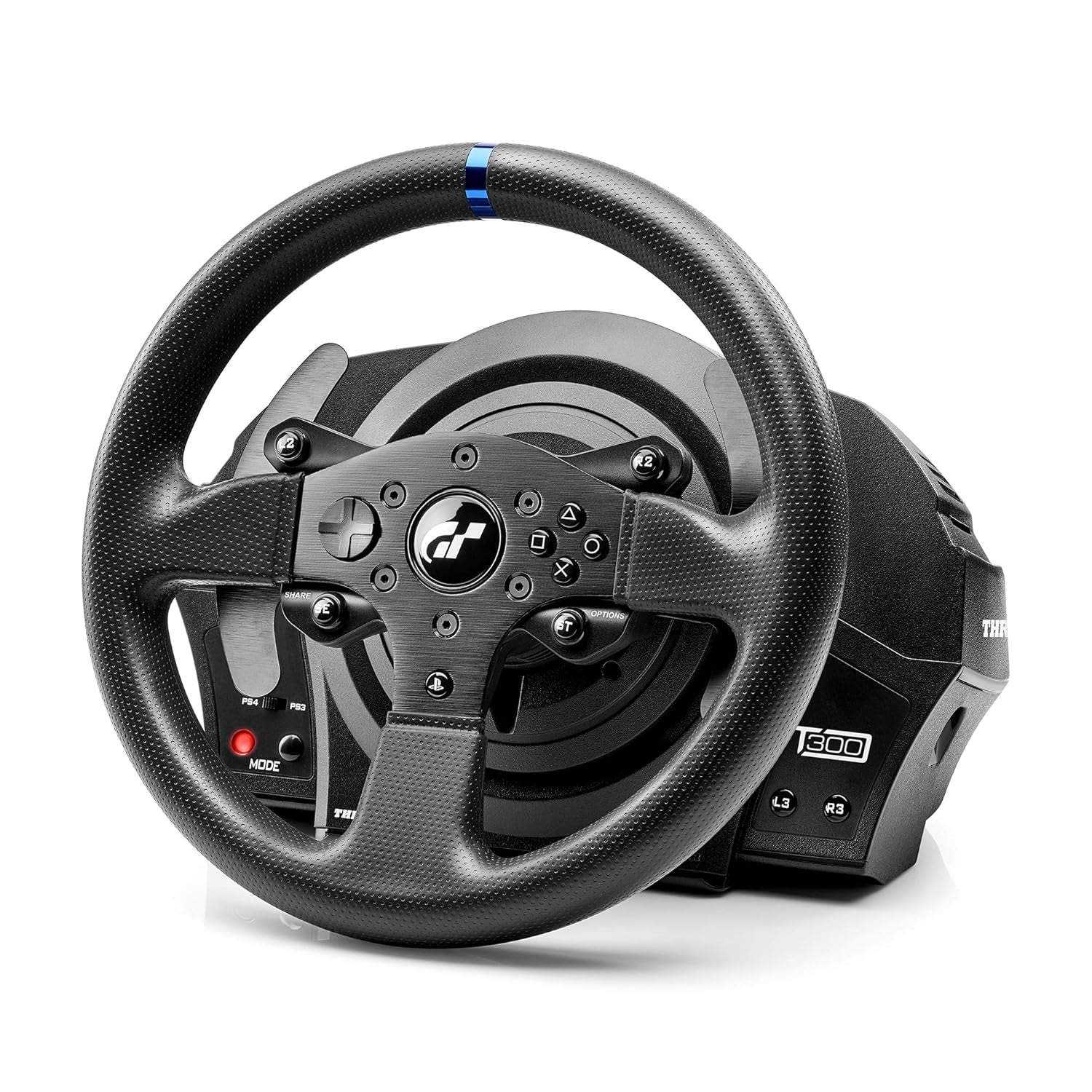 T300RS GT Steering Wheel Set – Premium Force Feedback Sim Racing Wheel & Pedals for PS5, PS4 & PC | Realistic Driving Simulator for Sim Racing