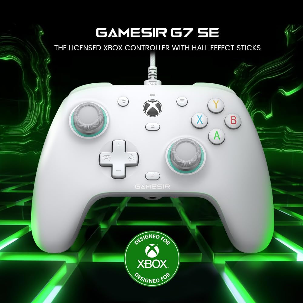 Wired Controller for Xbox Series X|S, Xbox One & Windows 10/11, Plug and Play Gaming Gamepad with Hall Effect Joysticks/Hall Trigger, 3.5Mm Audio Jack
