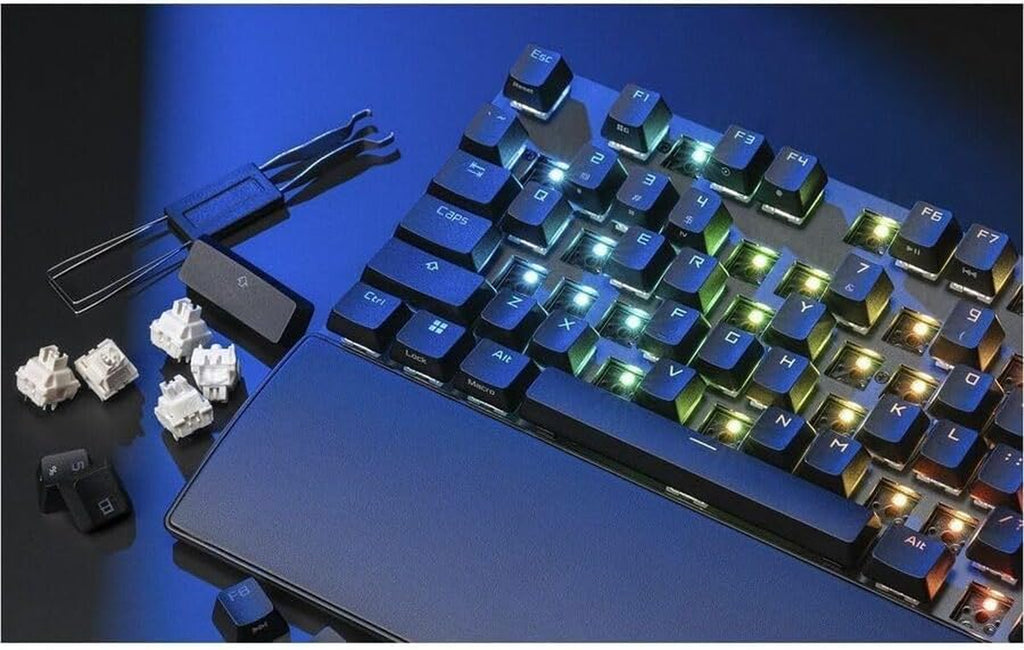 ROG Strix Scope II X Wired USB Mechanical Gaming Keyboard – 100% Full-Size, Hot Swappable Pre-Lubed ROG NX Snow V2 Linear Switches, PBT Keycaps, RGB, Pc/Mac Support - Black