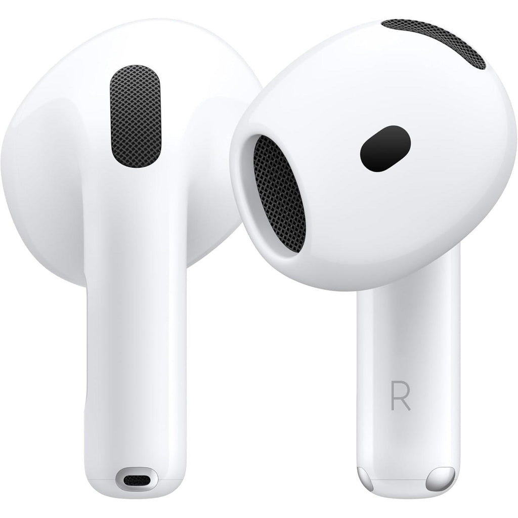 Airpods 4 Wireless Earbuds, Bluetooth Headphones, with Active Noise Cancellation, Adaptive, Transparency Mode, Personalized Spatial Audio, USB-C Charging Case, Wireless Charging, H2 Chip