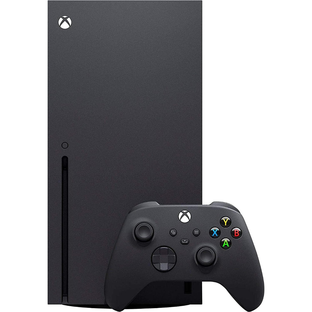 X-Box Series X Gaming Console Bundle - 1TB SSD Black X-Box Console with Two Wireless Controllers -Black and White -And Ahaghug Authorized HDMI Cable