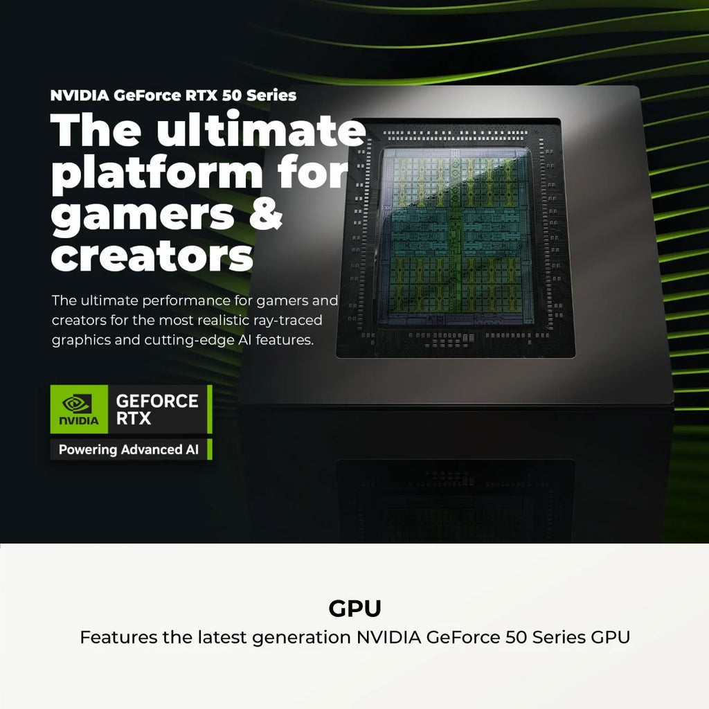 Gamer Supreme Gaming Desktop, AMD Ryzen 7 9800X3D, NVIDIA Geforce RTX 5070 Ti 16GB, 32GB DDR5, 2TB SSD, Black, SLC7700WST