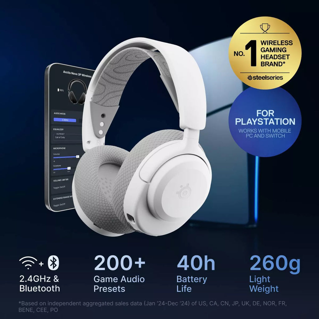 Steelseries Arctis Nova 3XW Headset - White