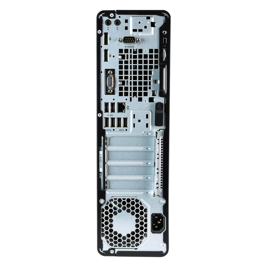 HP Elitedesk Desktop W/24" LCD Monitor, Intel I5 Core Gen 8, 16GB, 1TB SSD, DVD, Black, 600G4