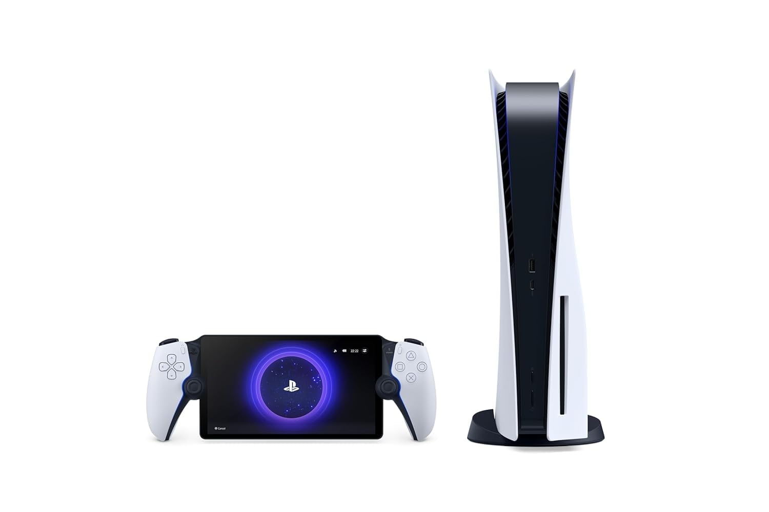 Elevate Your Gaming Experience with the Sony PlayStation Portal Remote Player for PS5 - Sleek White Design for Online Gaming and HD Streaming