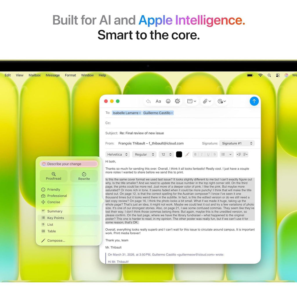 2026 Macbook Neo 13-Inch Laptop with A18 Pro Chip: Built for AI and  Intelligence, Liquid Retina Display, 8GB Unified Memory, 512GB SSD Storage, 1080P Facetime HD Camera, Touch ID; Citrus