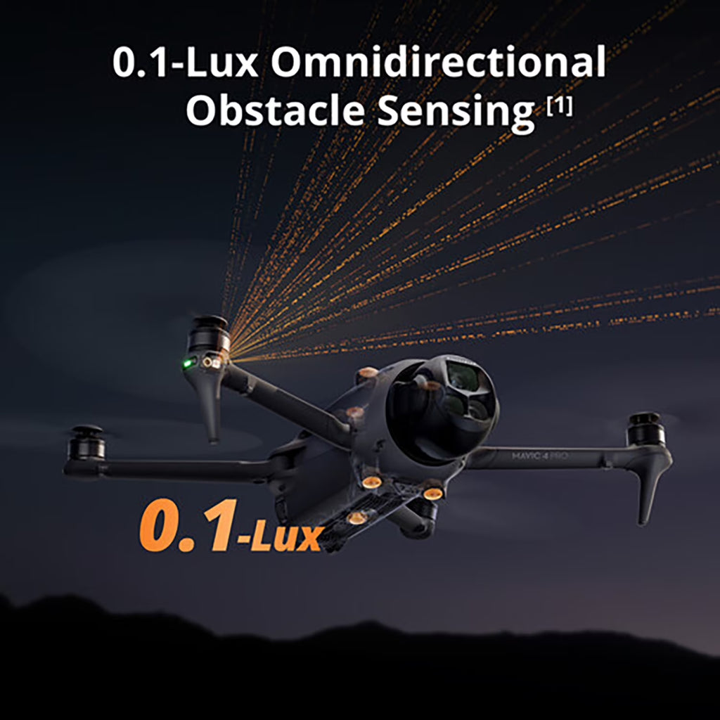 Mavic 4 Pro Triple Camera Flagship Drone Creator Combo ( RC Pro 2), 512GB Onboard Storage, 100MP Hasselblad Camera, 6K HDR Video, 0.1-Lux Nightscape, Obstacle Sensing Bundle with Deco Gear Kit