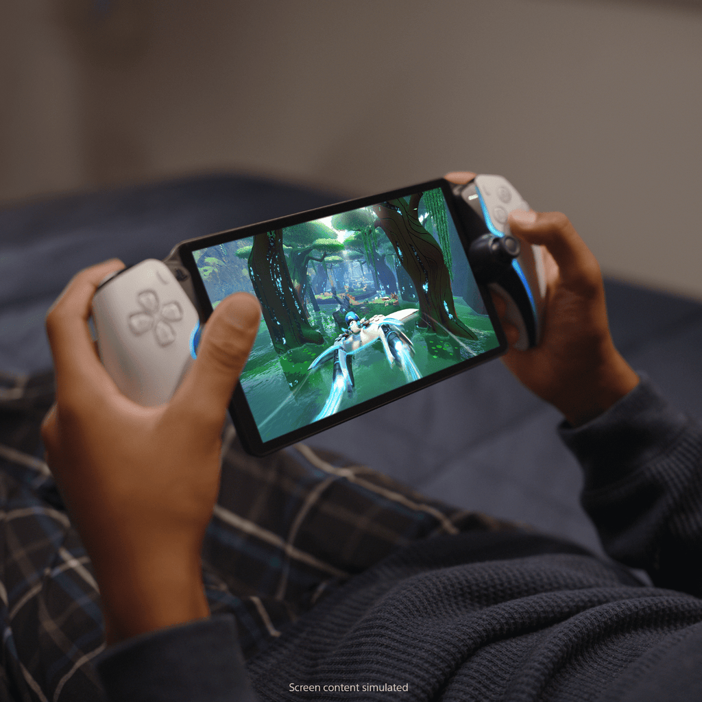 Elevate Your Gaming Experience with the Sony PlayStation Portal Remote Player for PS5 - Sleek White Design for Online Gaming and HD Streaming