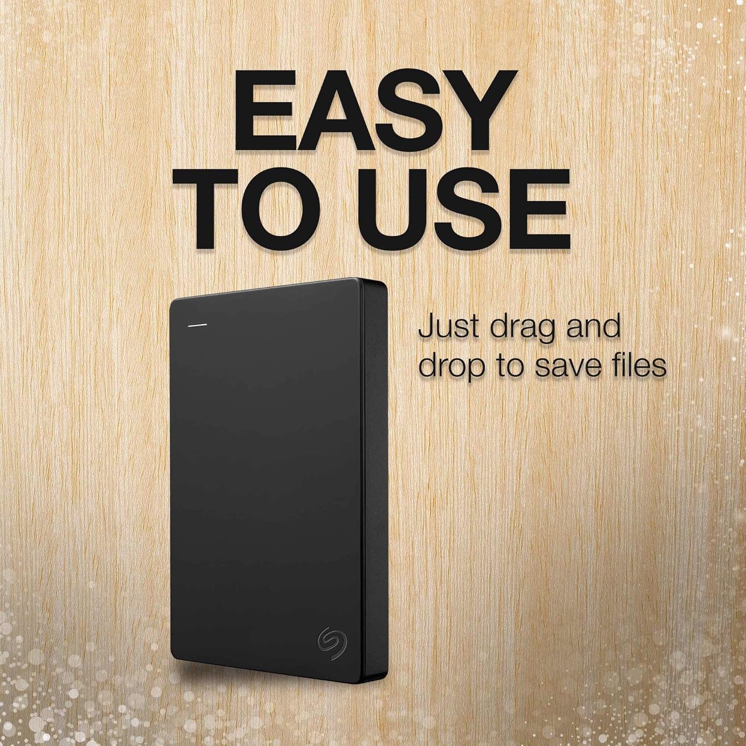 Portable 2TB External Hard Drive HDD — USB 3.0 for PC, Mac, Playstation, & Xbox -1-Year Rescue Service (STGX2000400)