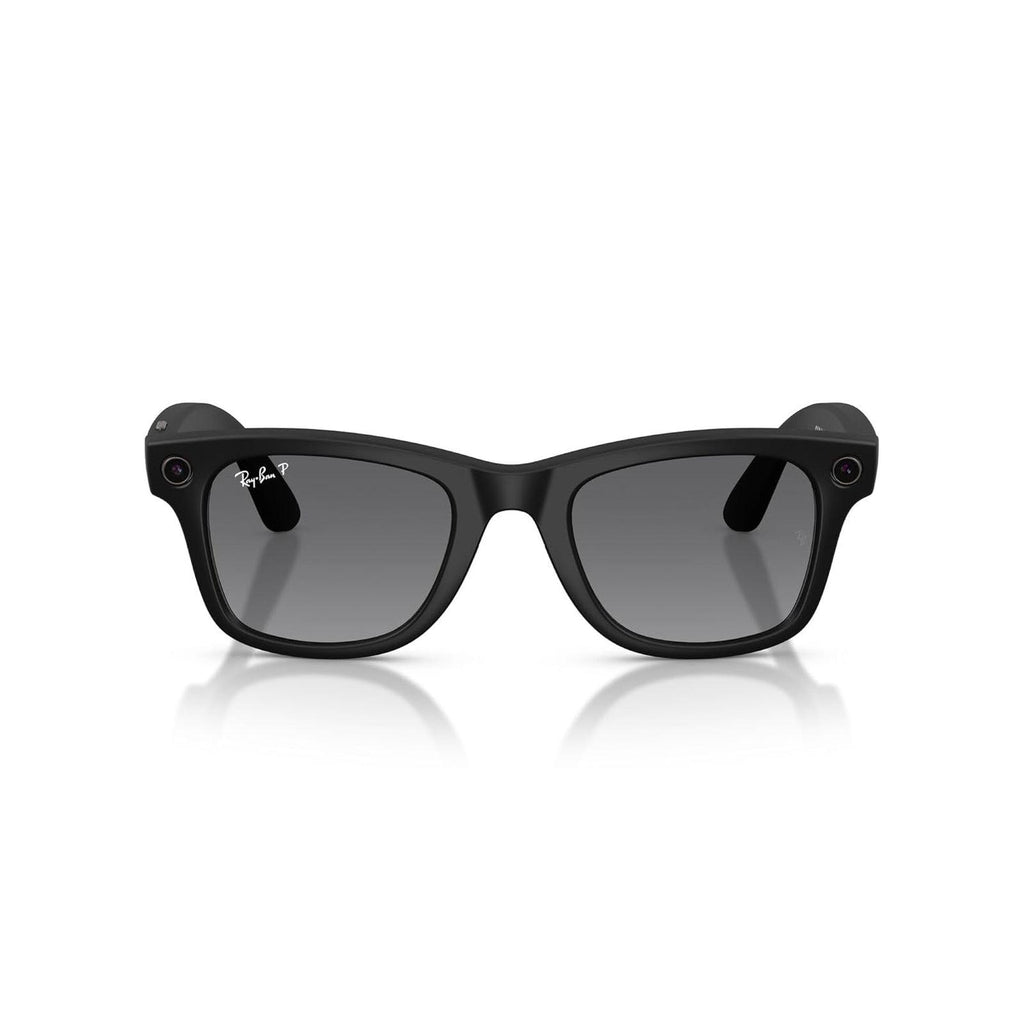 Ray-Ban Meta (Gen 2), Wayfarer, Matte Black | Smart AI Glasses for Men, Women — 2X Battery Life — 3K HD Resolution — 12 MP Ultra-Wide Camera, Audio, Video — Polarized Gradient Graphite Lenses