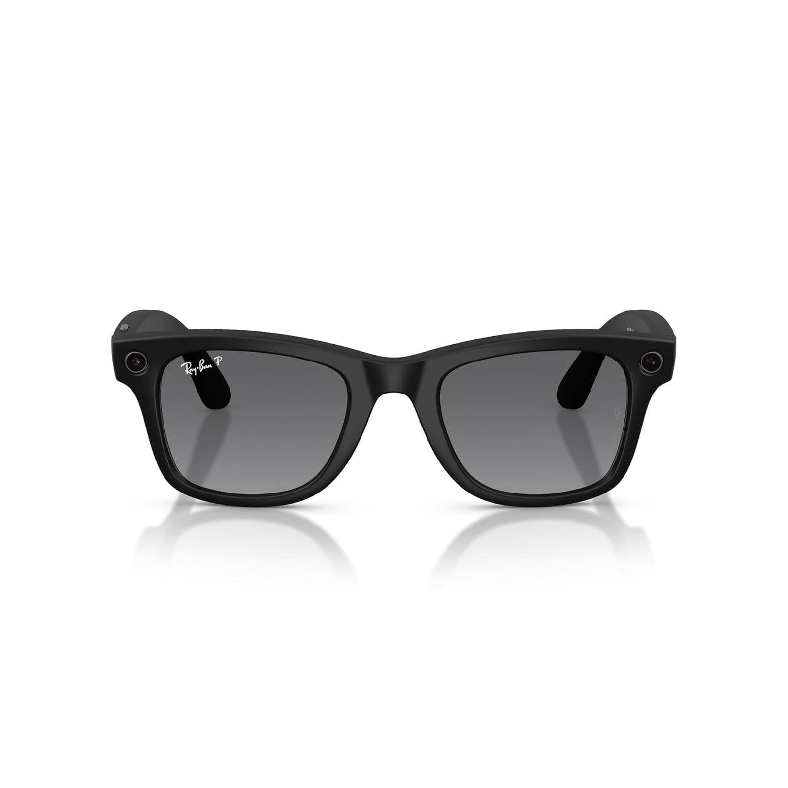 Ray-Ban Meta (Gen 2), Wayfarer, Matte Black | Smart AI Glasses for Men, Women — 2X Battery Life — 3K HD Resolution — 12 MP Ultra-Wide Camera, Audio, Video — Polarized Gradient Graphite Lenses