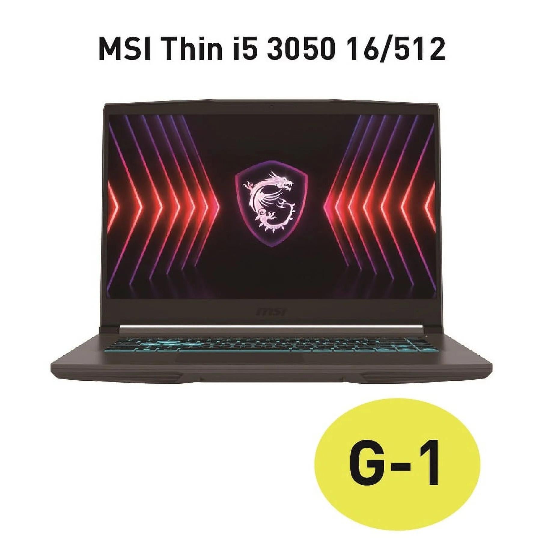 Thin 15 15.6" Gaming Laptop, 144Hz, Intel Core I5-13420H, NVIDIA Geforce RTX 3050 4GB, 16GB DDR4 Memory, 512GB Nvme SSD, Windows 11 - B13UC-1000US