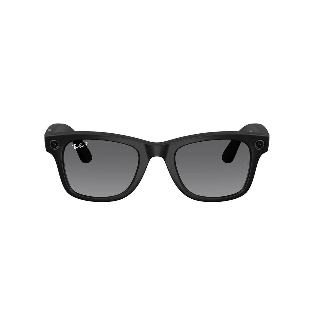 Ray-Ban Meta (Gen 2), Wayfarer, Matte Black | Smart AI Glasses for Men, Women — 2X Battery Life — 3K HD Resolution — 12 MP Ultra-Wide Camera, Audio, Video — Polarized Gradient Graphite Lenses