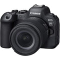 EOS R6 Mark II Mirrorless Camera Rf24-105Mm F4-7.1 Is STM Lens Kit, Full-Frame Hybrid Camera, 24.2 Megapixel CMOS Sensor, Photo and Video Capabilities, Black