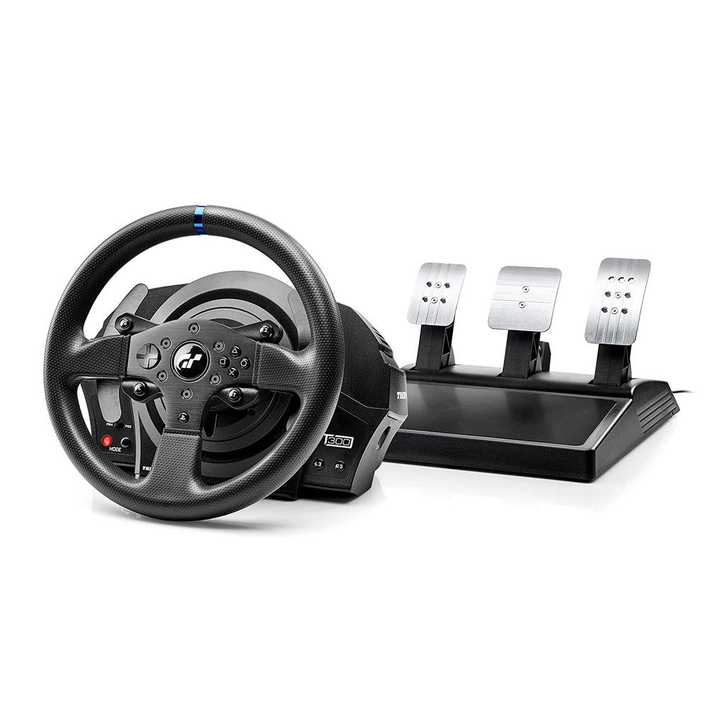 T300RS GT Steering Wheel Set – Premium Force Feedback Sim Racing Wheel & Pedals for PS5, PS4 & PC | Realistic Driving Simulator for Sim Racing