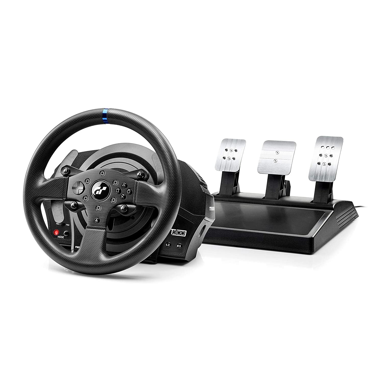 T300RS GT Steering Wheel Set – Premium Force Feedback Sim Racing Wheel & Pedals for PS5, PS4 & PC | Realistic Driving Simulator for Sim Racing