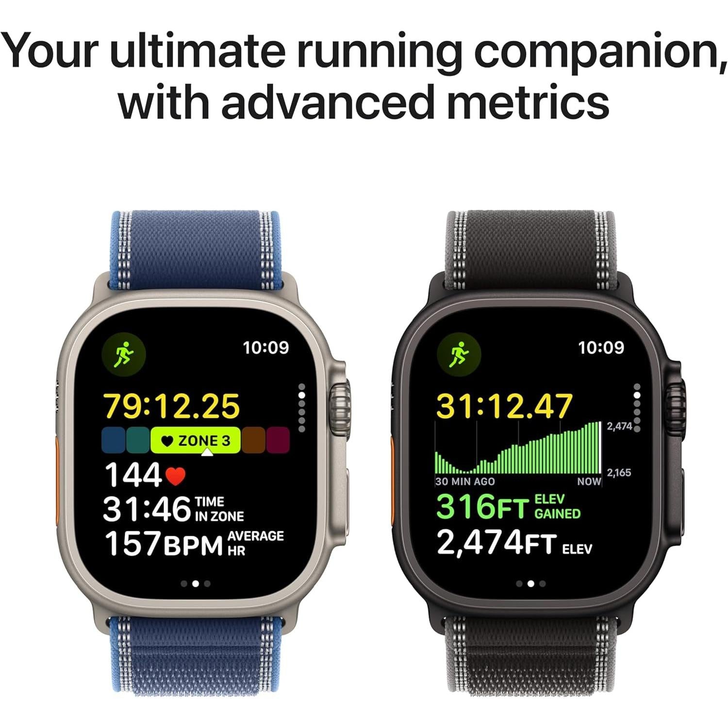 Watch Ultra 3 [GPS + Cellular 49Mm] Running & Multisport Smartwatch W/Rugged Titanium Case W/Black Ocean Band. Satellite Communications, Advanced Health & Fitness Tracking