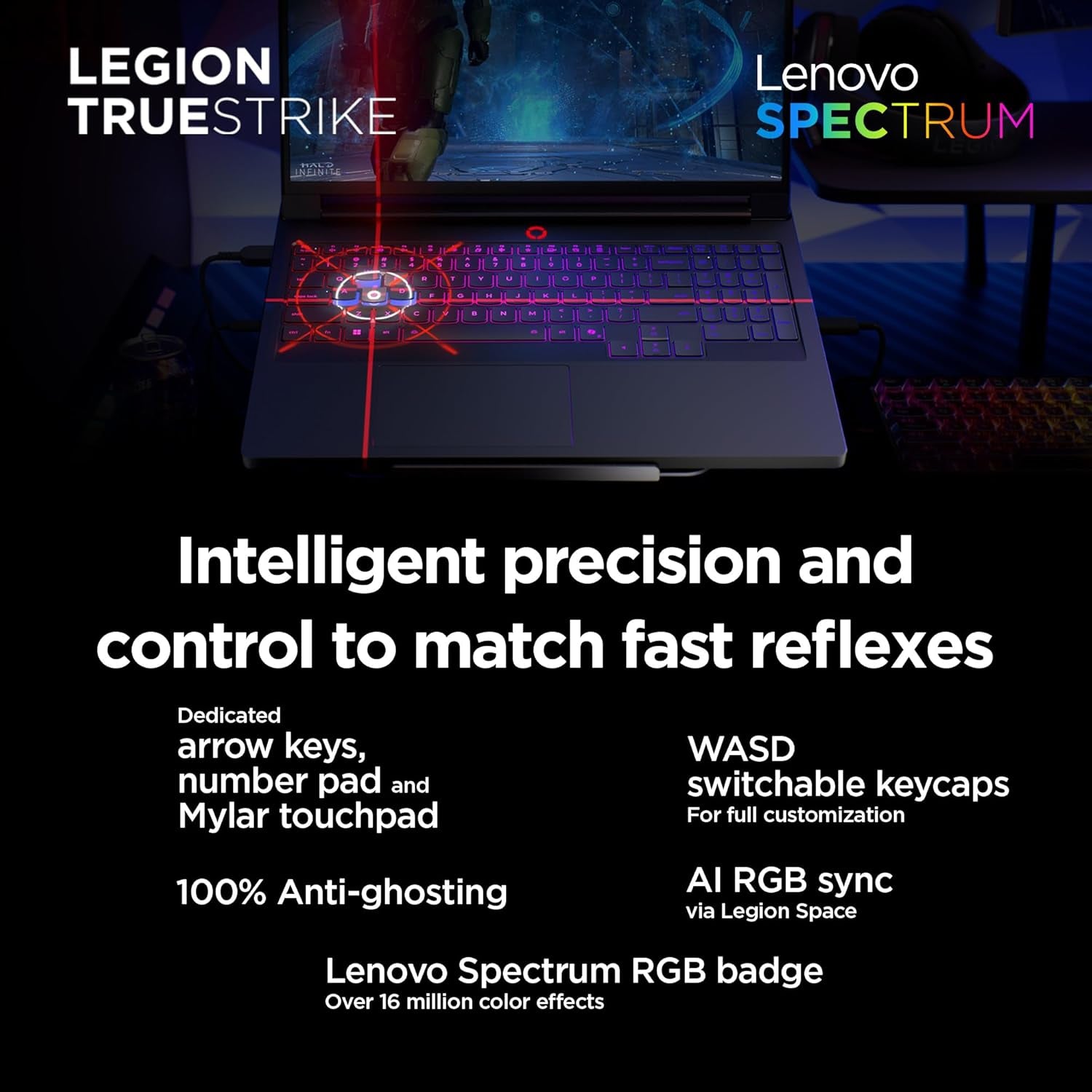Legion Pro 7I – Gaming Laptop - Intel® Core™ Ultra 9 275HX – 16" 2.5K WQXGA OLED Display – 240Hz Refresh Rate – Geforce RTX™ 5070 Ti GPU – 32 GB Memory – 1 TB Storage – 3-Month PC Gamepass