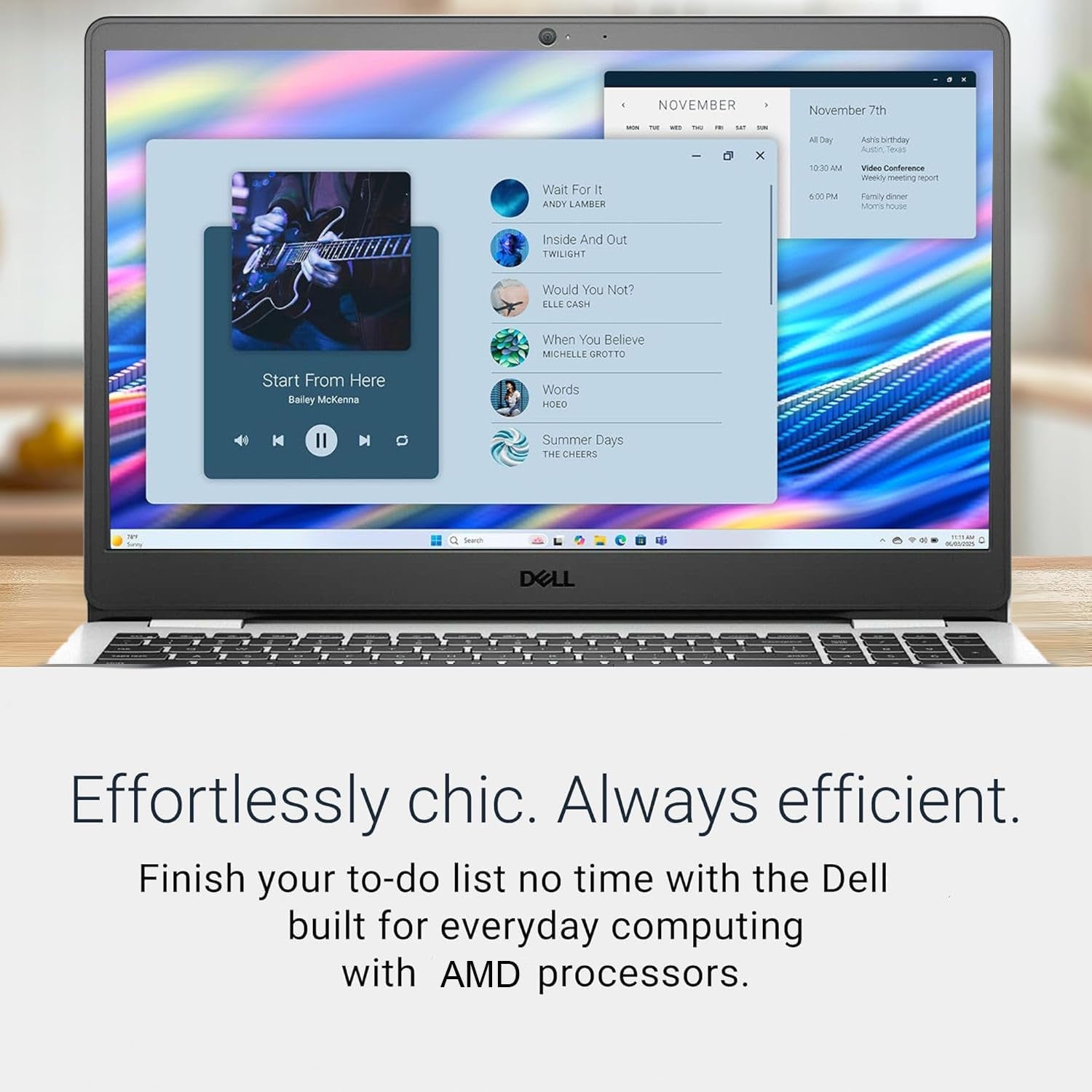 15.6" FHD IPS Laptop • AMD Ryzen 3 3250U • 8GB RAM • 256GB Pcie SSD • SD Card Reader • 9H Battery • Copilot AI • Windows 11