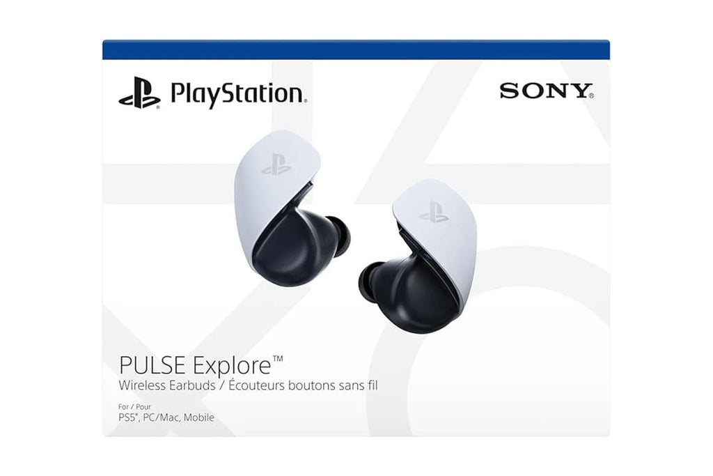 PULSE Explore Wireless Earbuds with Charging Case, for PS5, White