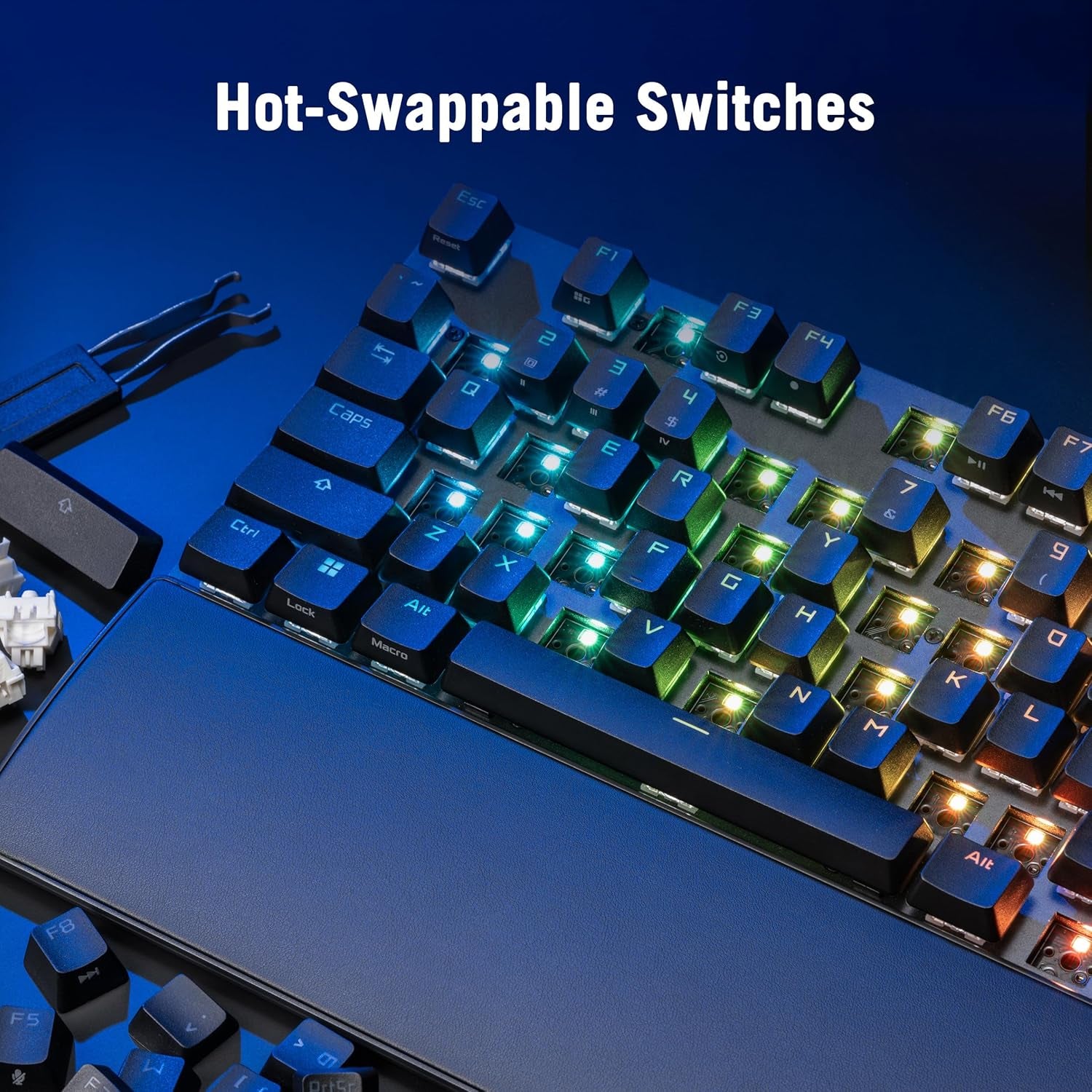 ROG Strix Scope II X Wired USB Mechanical Gaming Keyboard – 100% Full-Size, Hot Swappable Pre-Lubed ROG NX Snow V2 Linear Switches, PBT Keycaps, RGB, Pc/Mac Support - Black