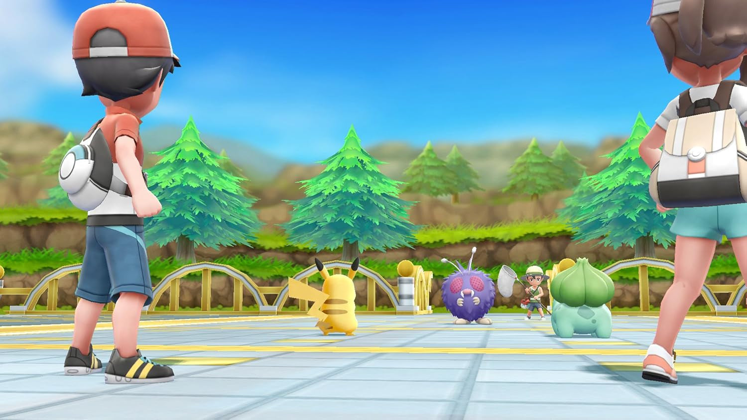Switch Console Bundle- Pikachu & Eevee Edition with Pokémon: Let'S Go, Pikachu! + Poke Ball Plus