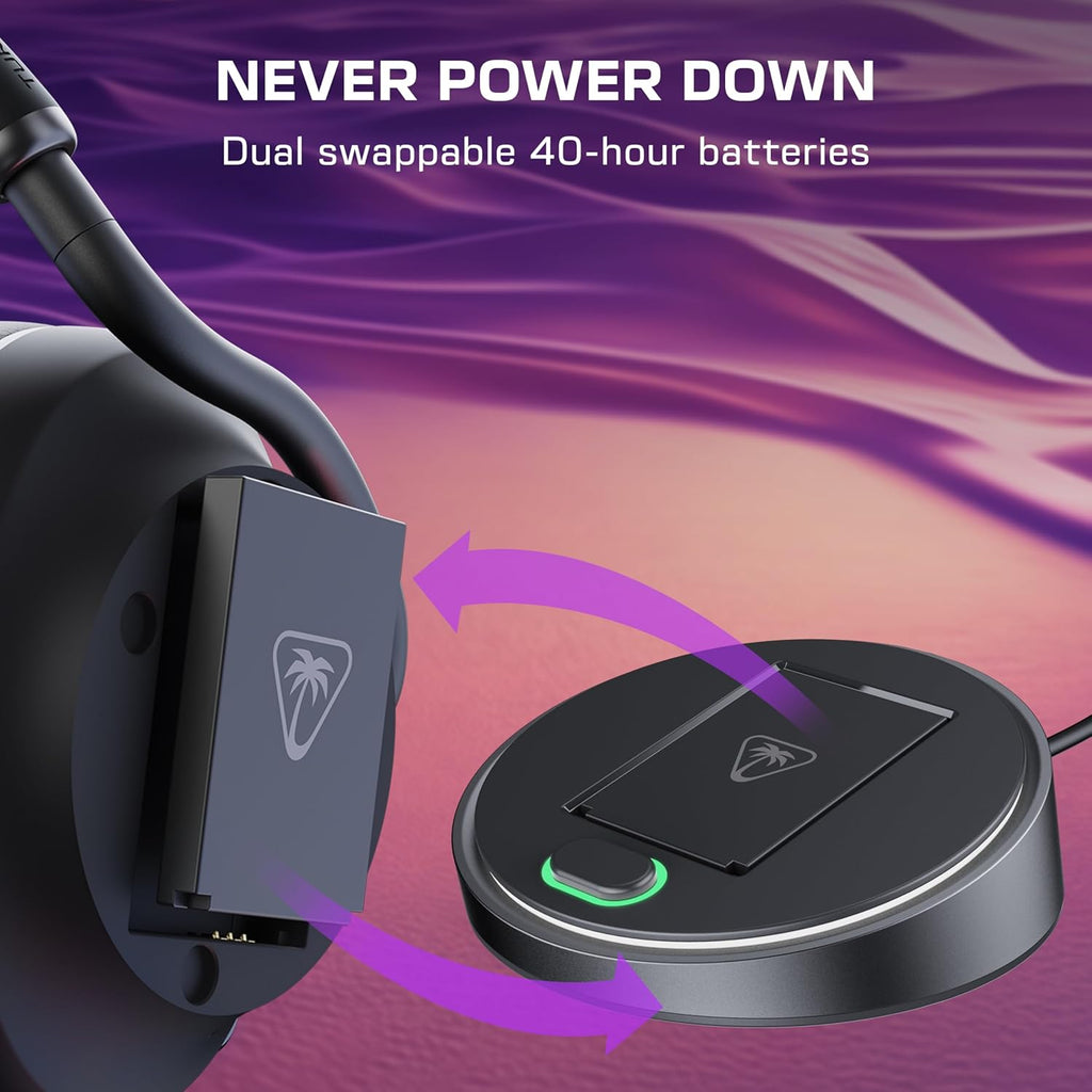Stealth Pro II Premium Wireless Gaming Headset for Xbox Series X|S, PS5, PS4, PC - Hi-Res Audio, Dolby Atmos, Active Noise Cancellation, Simultaneous Bluetooth, 24-Bit Audio - Black