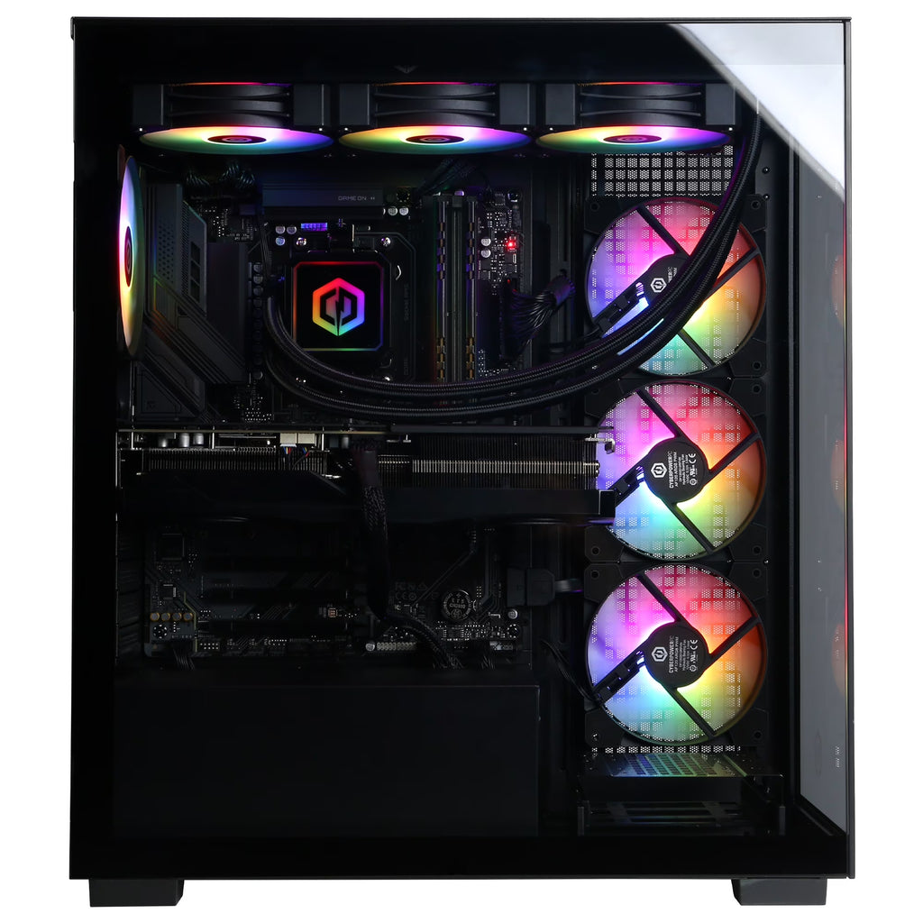Gamer Supreme Gaming Desktop, AMD Ryzen 7 9800X3D, NVIDIA Geforce RTX 5070 Ti 16GB, 32GB DDR5, 2TB SSD, Black, SLC7700WST