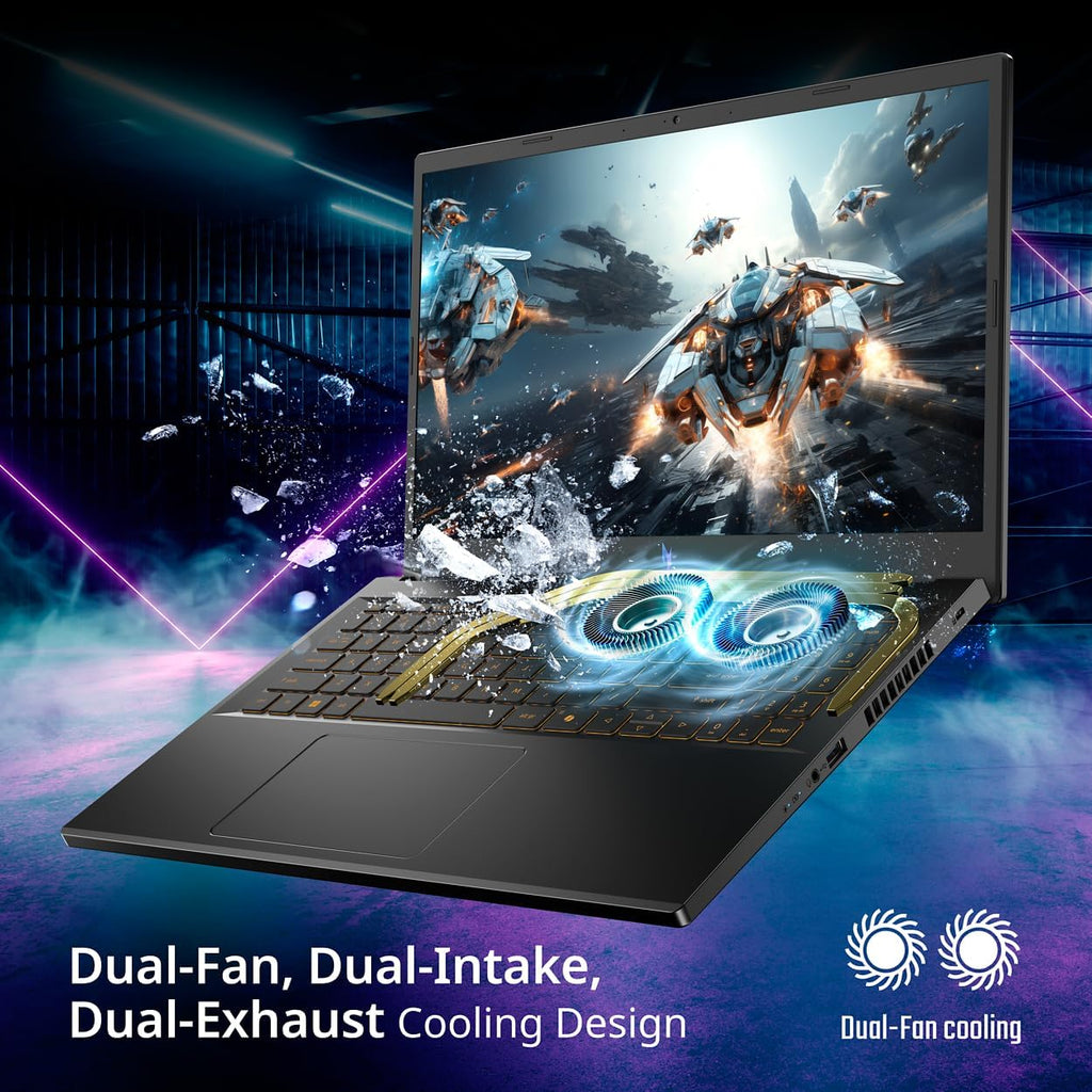 Nitro V Gaming Laptop | Intel Core I5-13420H Processor | NVIDIA Geforce RTX 4050 Laptop GPU | 15.6" FHD IPS 165Hz Display | 8GB DDR5 | 512GB Gen 4 SSD | Wi-Fi 6 | Backlit KB | ANV15-52-586Z