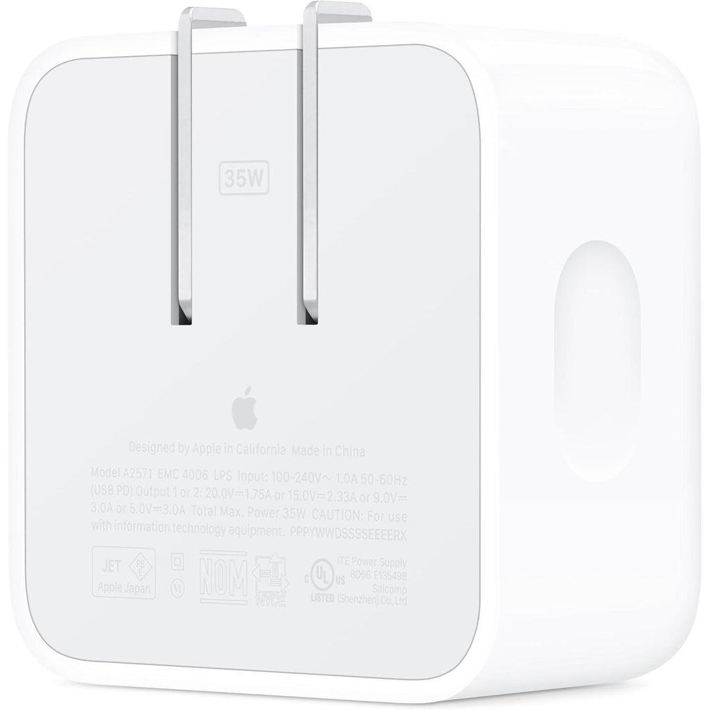 35W Dual USB-C Port Compact Power Adapter: Fast and Convenient Charging, Type C Wall Charger