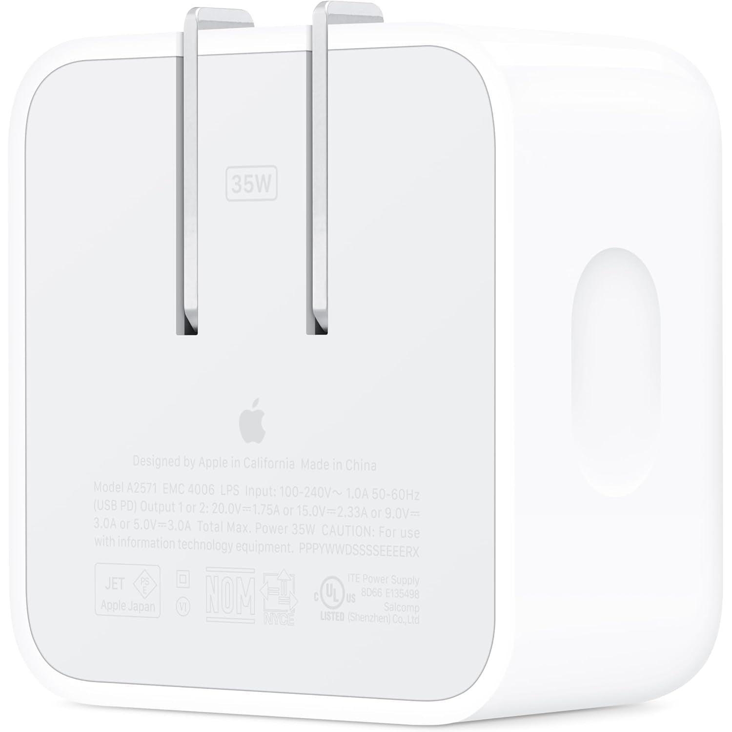 35W Dual USB-C Port Compact Power Adapter: Fast and Convenient Charging, Type C Wall Charger