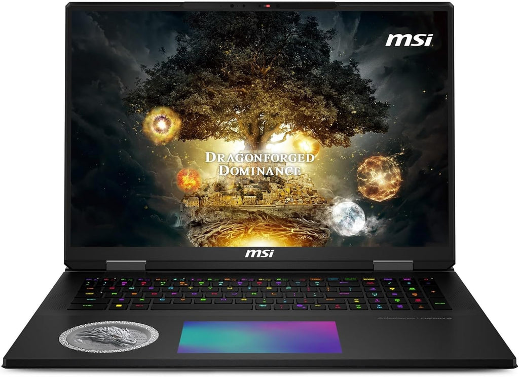 [2026]  Titan 18 HX Dragon Edition Norse Myth A2XWIG-442US Pro Extreme (Intel Ultra 9 285HX, 128GB RAM, 4TB Gen5 + 16TB Gen4 Nvme SSD, RTX 5080, 18" UHD+ Mini LED, Windows 11 Pro) Gaming Laptop
