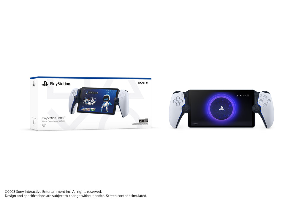 Elevate Your Gaming Experience with the Sony PlayStation Portal Remote Player for PS5 - Sleek White Design for Online Gaming and HD Streaming
