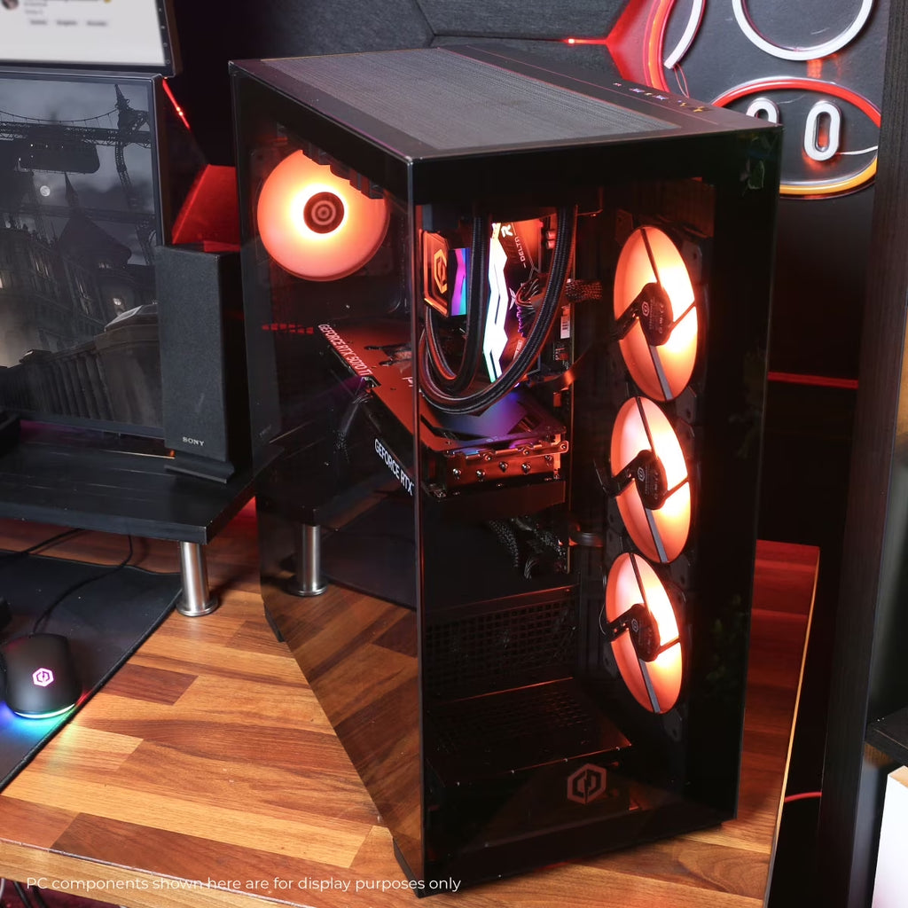 Gamer Supreme Gaming Desktop, AMD Ryzen 7 9800X3D, NVIDIA Geforce RTX 5070 Ti 16GB, 32GB DDR5, 2TB SSD, Black, SLC7700WST