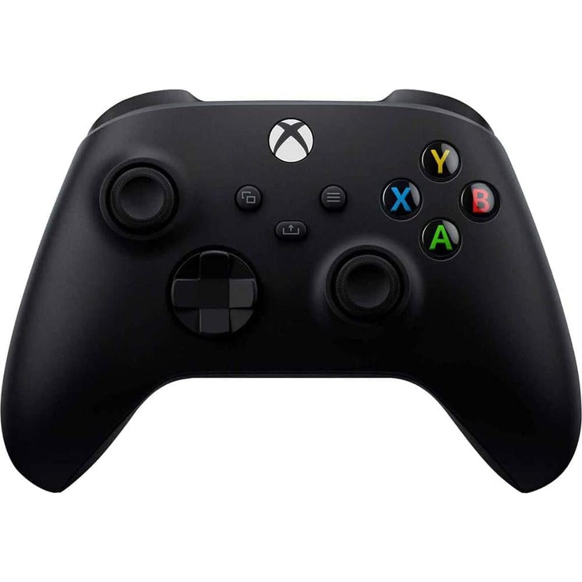 X-Box Series X Gaming Console Bundle - 1TB SSD Black X-Box Console with Two Wireless Controllers -Black and White -And Ahaghug Authorized HDMI Cable