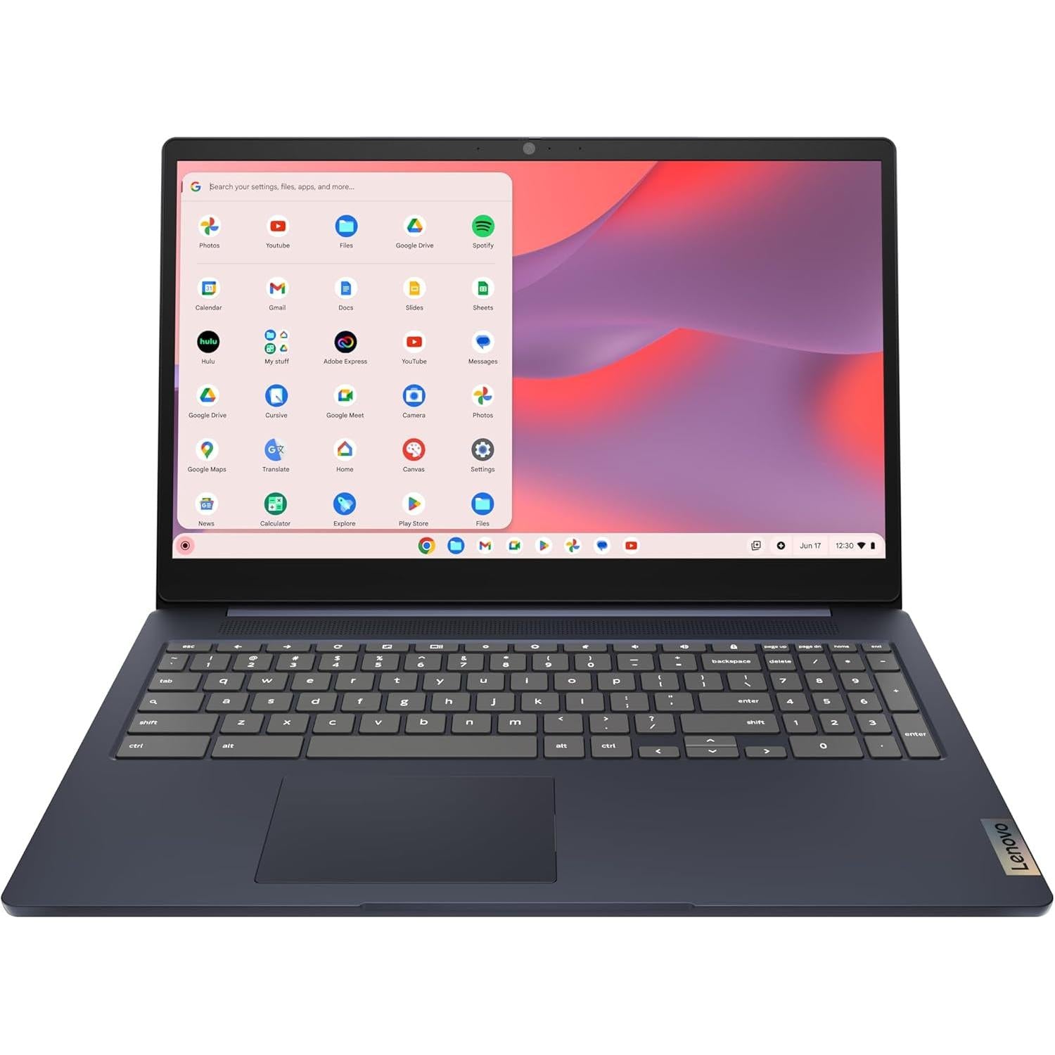Ideapad 3I Chromebook, 15.6” FHD Display, Intel Celeron N4500, 8GB RAM, 64GB Emmc, 1920X1080 Px, 720P Camera, Chrome OS, Abyss Blue