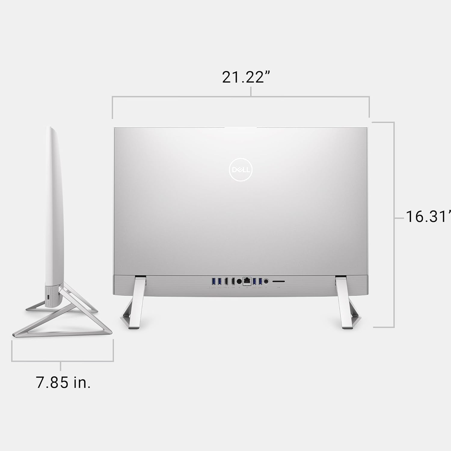 24 All-In-One Desktop Ec24250-23.8-Inch FHD Display, Intel Core 3 Processor 100U, Intel Graphics, 8GB DDR5 RAM, 512GB SSD, Windows 11 Home, Onsite Service+6 Months Retail Migrate - White