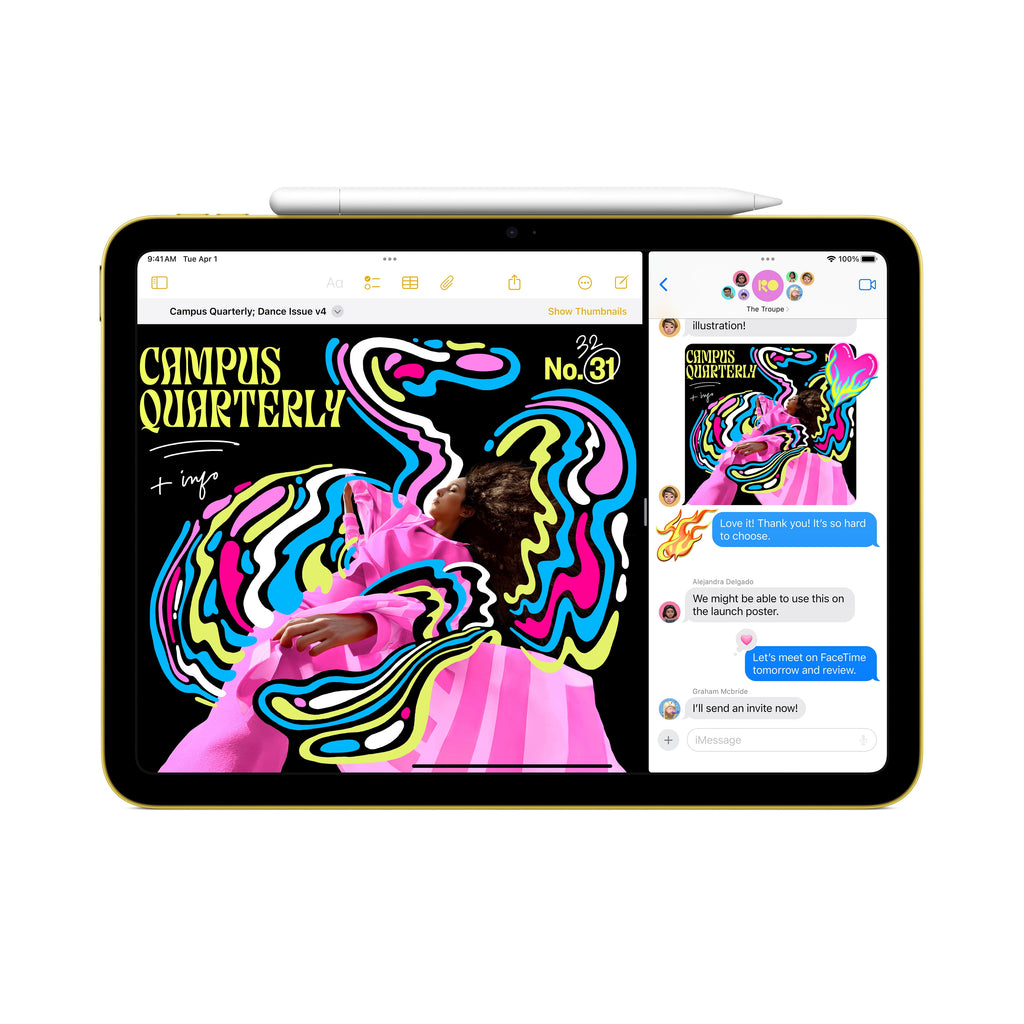 Ipad 11-Inch Liquid Retina Display Tablet Computer, Touch ID with A16 Chip, 128GB, Wi-Fi 6, Black