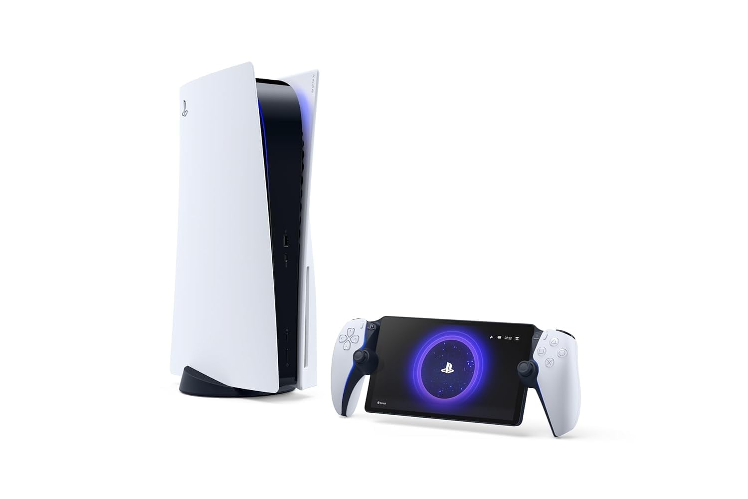 Elevate Your Gaming Experience with the Sony PlayStation Portal Remote Player for PS5 - Sleek White Design for Online Gaming and HD Streaming
