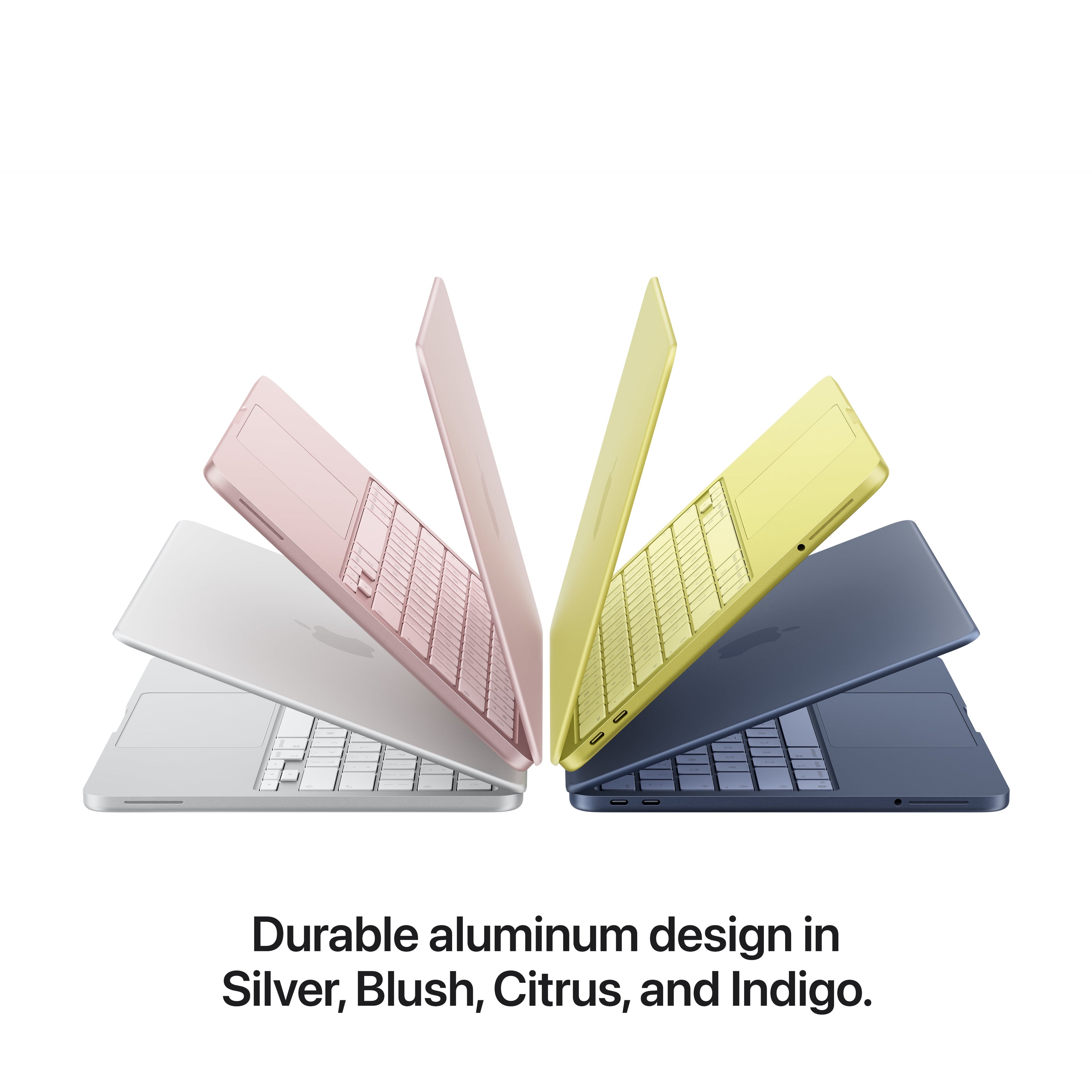 Macbook Neo 13-Inch  A18 Pro Chip with 6‑Core CPU and 5‑Core GPU, 8GB, 256GB SSD, Magic Keyboard - Citrus