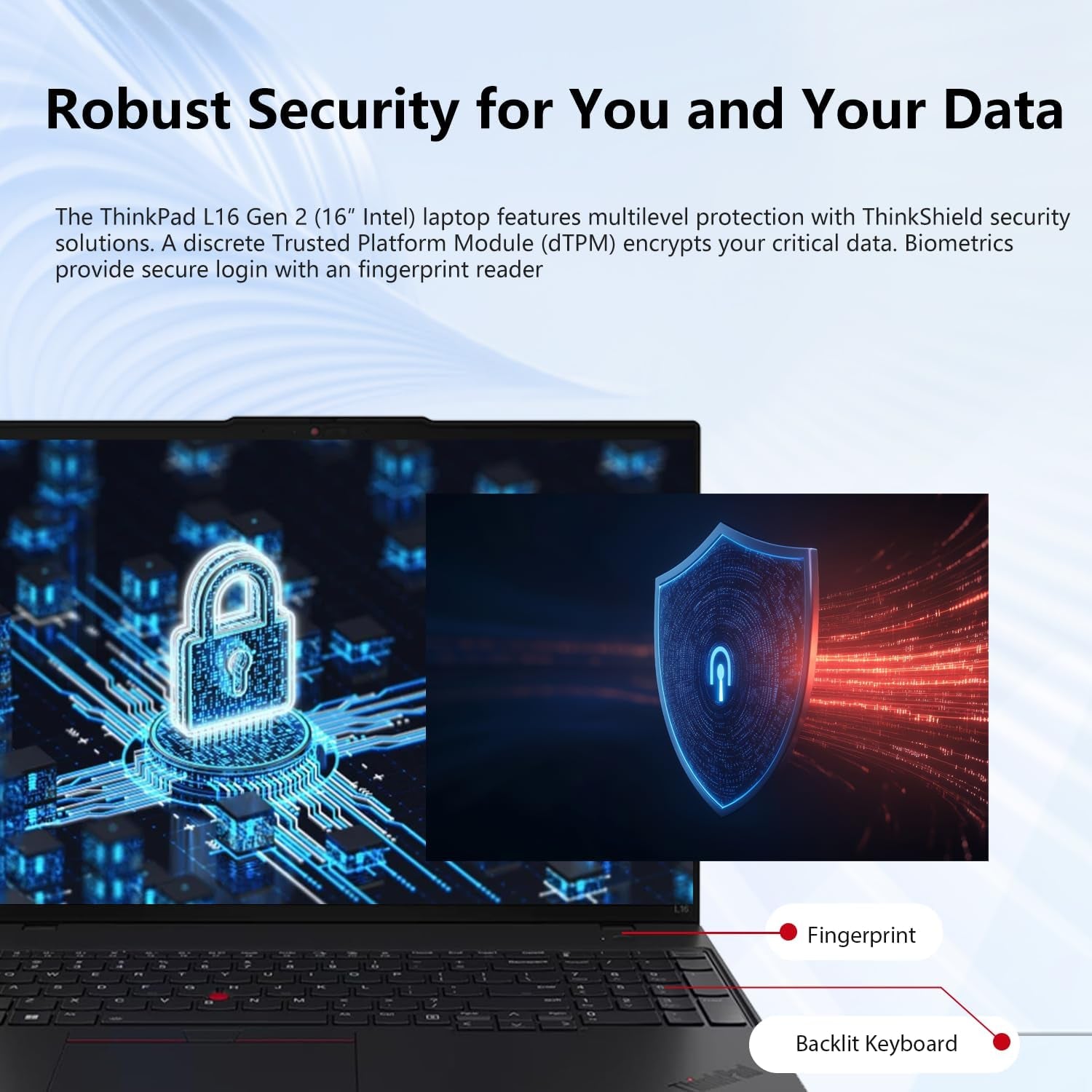 Thinkpad L16 Gen 2 Business AI Laptop, 16" FHD+, Intel Core Ultra 7 255U, 64GB DDR5, 1TB SSD, HDMI, Fingerprint, Backlit, Wi-Fi 6E, Long Battery Life, Windows 11 Pro, 7-In-1 USB-C Hub Bundle